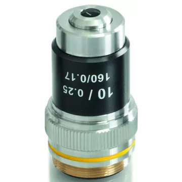 Objectif achromatique 10x /0,25, (7 mm) - OBB-A1477 | Balances pro