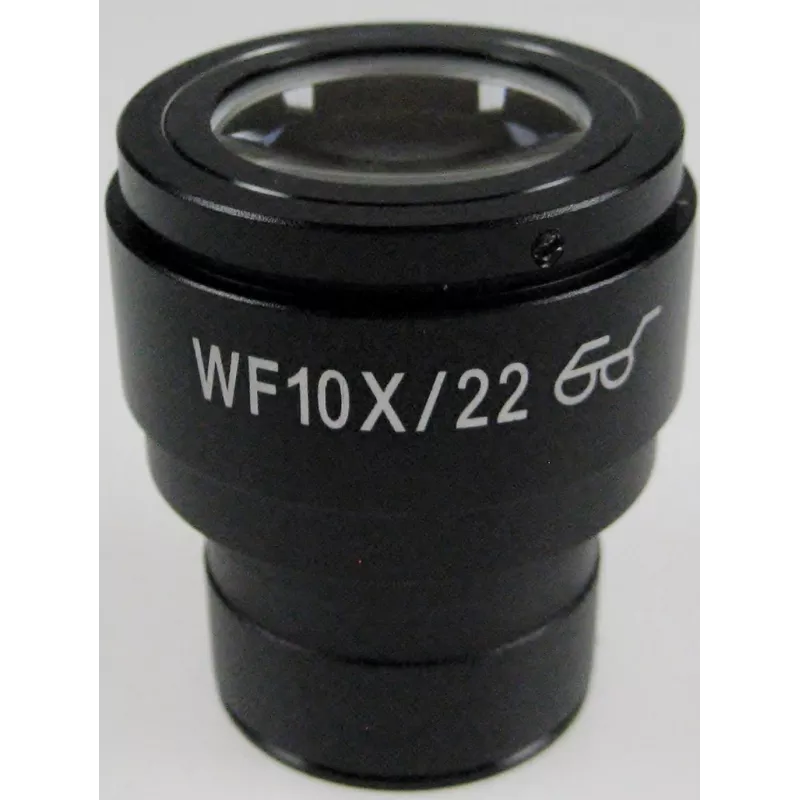 Oculaire de microscope (Ø 30 mm): HWF 10x / Ø 22 mm - OBB-A1491 | Balances pro