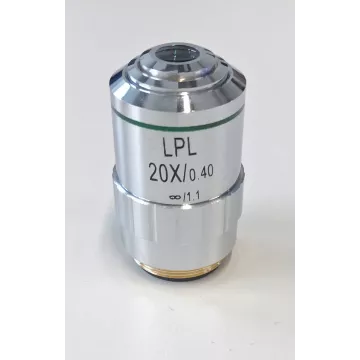 Objectif planachromatique corrigé à l'infini, 20x / 0,4, (7,2 mm) - OBB-A1495 | Balances pro
