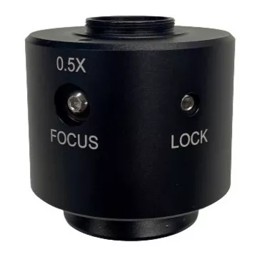 Adaptateur de monture C (0,5x) pour appareil photo de microscope (pour modèles trinoculaires) - OBB-A1515 | Balances pro