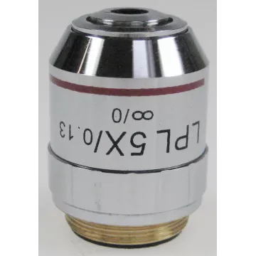 Objectif planachromatique corrigé à l'infini, 5x / 0,15 (24,23 mm) - OBB-A1525 | Balances pro