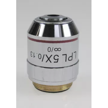 Objectif planachromatique corrigé à l'infini, 5x / 0,15 (24,23 mm) - OBB-A1525 | Balances pro