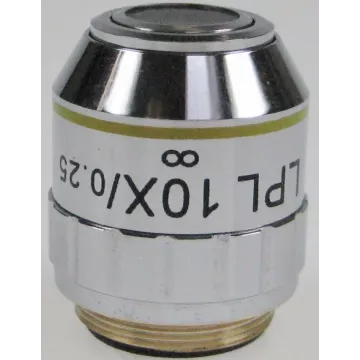 Objectif planachromatique corrigé à l'infini, 10x / 0,25 (18,48 mm) - OBB-A1526 | Balances pro