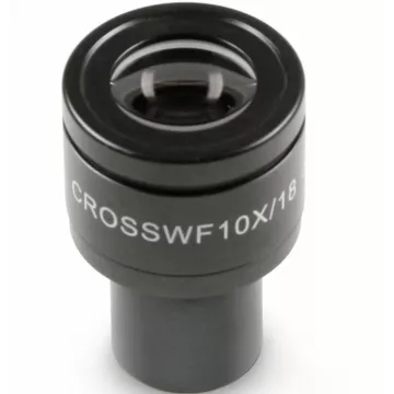 Oculaire de microscope (Ø 23,2 mm): HWF 10x / Ø 18 mm - OBB-A2404 | Balances pro