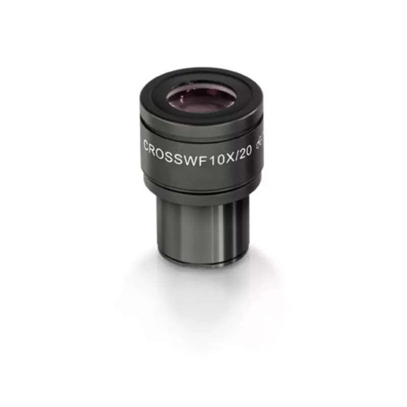Oculaire de microscope (Ø 23,2 mm): HWF 10x / Ø 20 mm - OBB-A2410 | Balances pro
