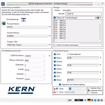 BalanceConnection (1 licence) - KERN SCD-4.0-DL | Balances pro