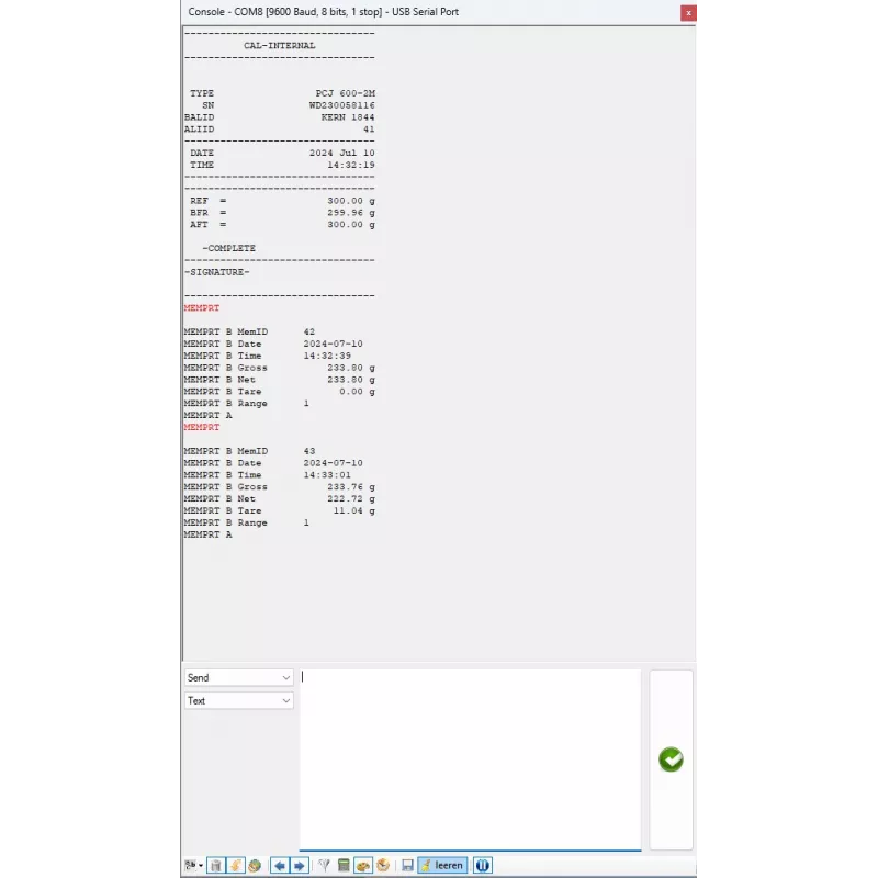 BalanceConnection (1 licence) - KERN SCD-4.0-DL | Balances pro