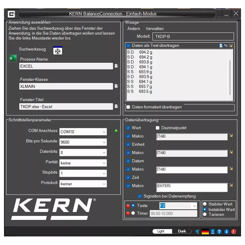 BalanceConnection (5 licence) - KERN SCD-4.0-DLS05 | Balances pro