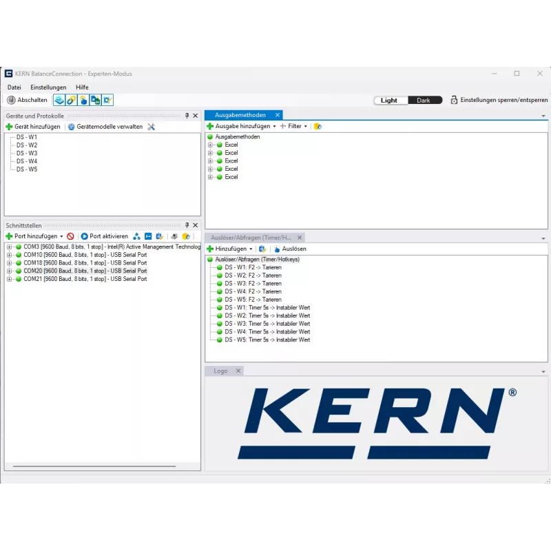 BalanceConnection (5 licence) - KERN SCD-4.0-PRO-DL-AS05 | Balances pro