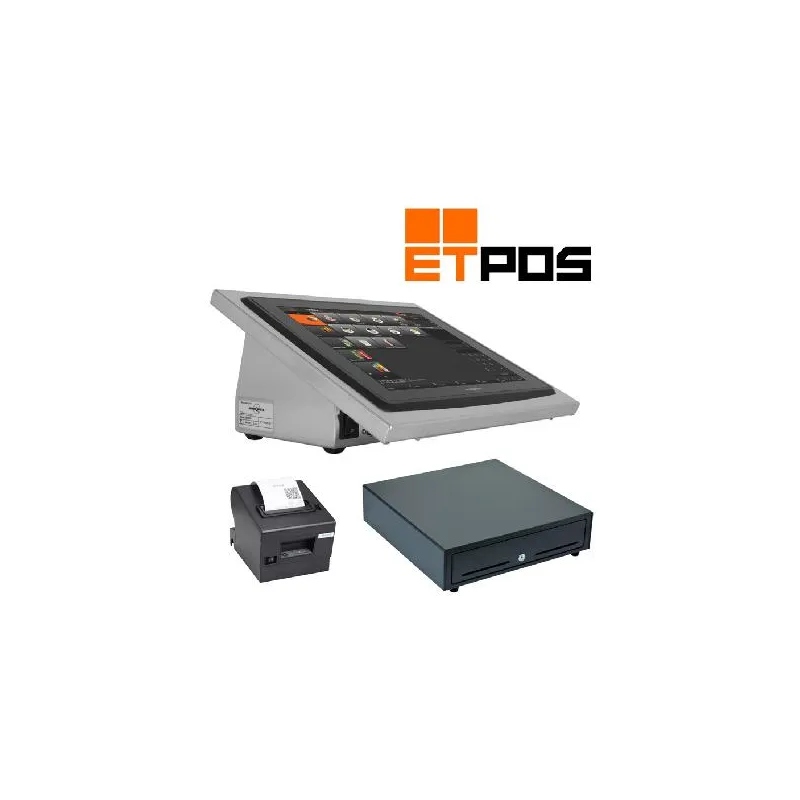 Pack caisse enregistreuse tactile POS 2119 avec imprimante, tiroir caisse et scanner code à barres | Balances pro