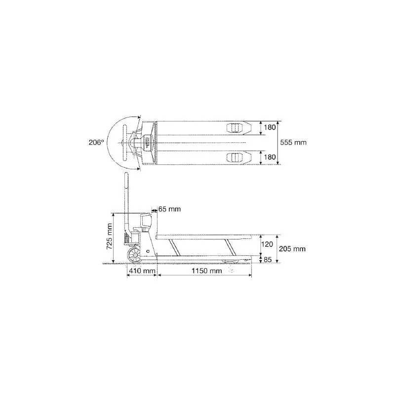 Transpalette peseur KERN VHB | Balances pro