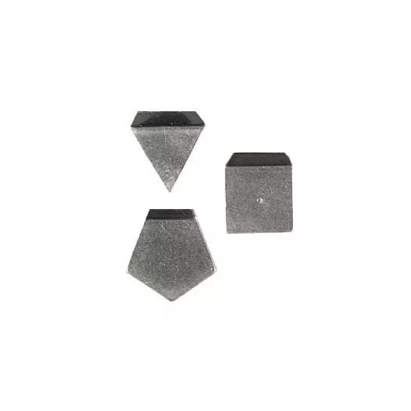 OIML E2 (318) Poids milligrammes - forme de plaques, aluminium / maillechort