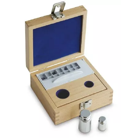 Etui en bois pour les poids individuels E1-F1 - 317-xx0-100 | Balances pro