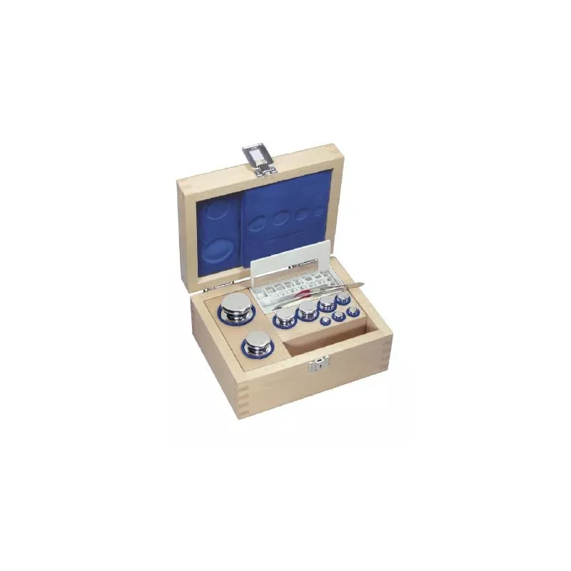 OIML E2 (313) Jeux de poids - forme bouton, inox poli | Balances pro