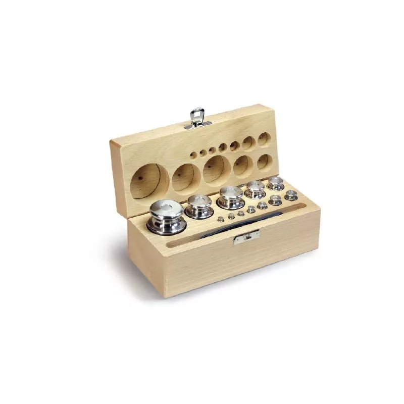 OIML F2 (333) Jeux de poids - forme bouton, inox tourné | Balances pro