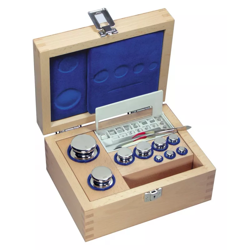 OIML F1 (323-0x) Jeux de poids - forme bouton, inox poli | Balances pro