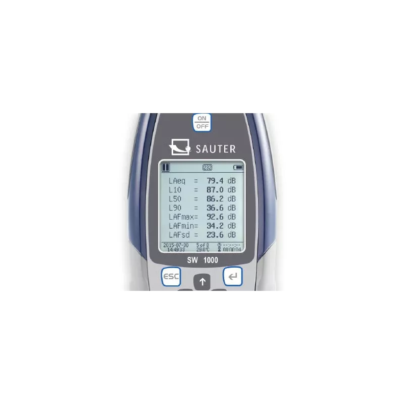 Sonomètre professionnel SAUTER SW | Balances pro