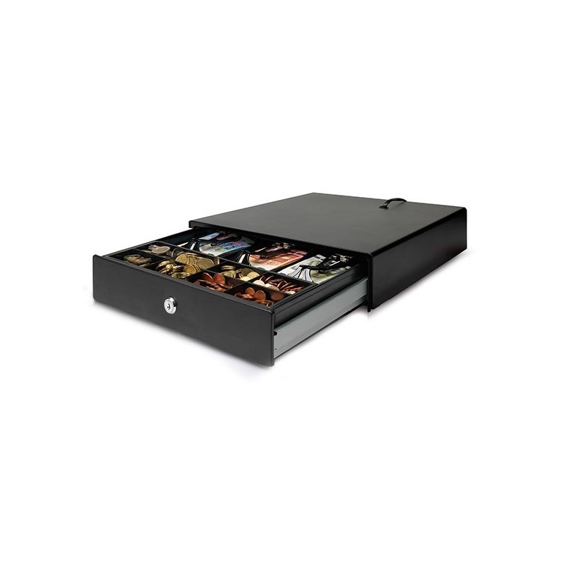 Tiroir-caisse noir (Grand modèle) pour balance, dimensions 405x355x