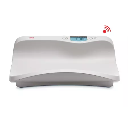 Pèse-bébé électronique et pèse-personne plat, homologuée pour usage médical SECA 384 | Balances pro