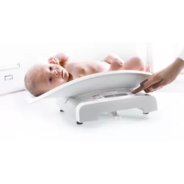 Pèse-bébé électronique et pèse-personne plat, homologuée pour usage médical SECA 384 | Balances pro