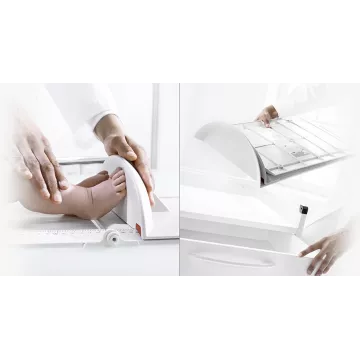 Toise pliable légère, peu encombrante et stable, idéale pour une utilisation mobile - SECA 417 | Balances pro