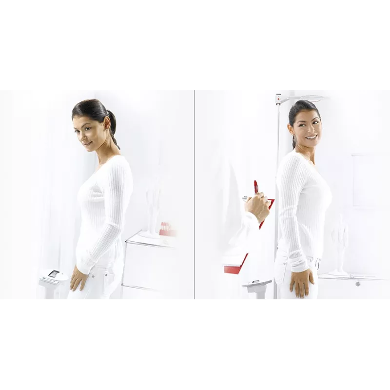 Pèse-personne électronique à colonne à fonction BMI, homologuée usage médical SECA 799 | Balances pro