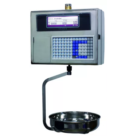 Balance poids-prix suspendue avec imprimante thermique EXA EUROSCALE 22V14 INOX 98T | Balances pro