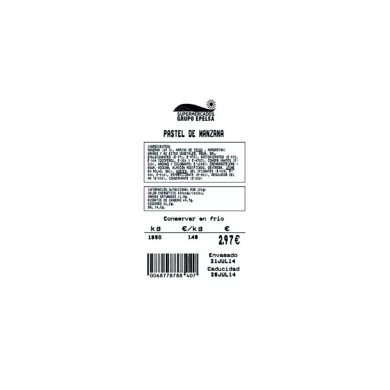 Balance pour commerce suspendue avec étiqueteuse EXA EUROSCALE 22RL INOX 98T | Balances pro