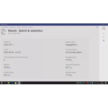 MODULE SET-16 ET Batch and Statistics (module optionnel au SET-01) | Balances pro