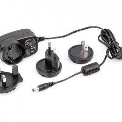Mains adapter, adapter included: CH|EURO|UK|US - YKA-04