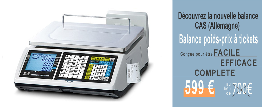 Balance poids-prix avec imprimante ticket +++